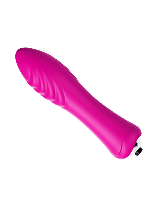 Wibrator Bullet 9 funkcji Rose Red - Mini wibrator silikonowy, wodoodporny, 9 trybów