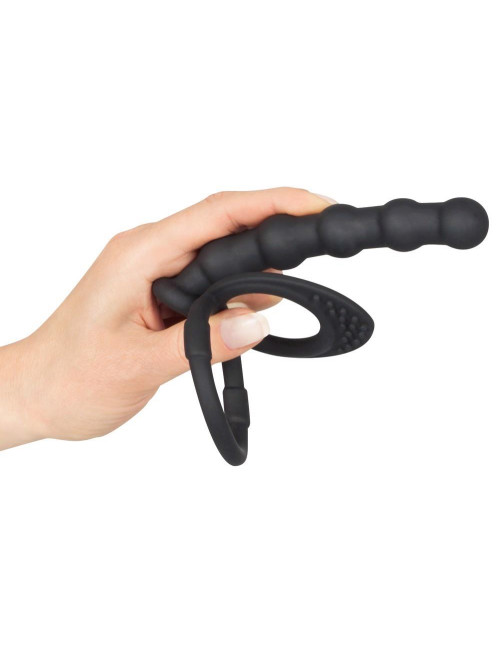 Black Velvets Pierścień na Penis i Jądra