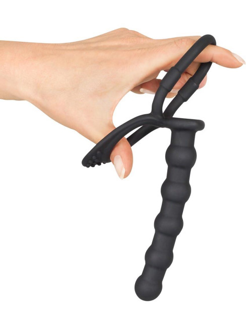 Black Velvets Pierścień na Penis i Jądra