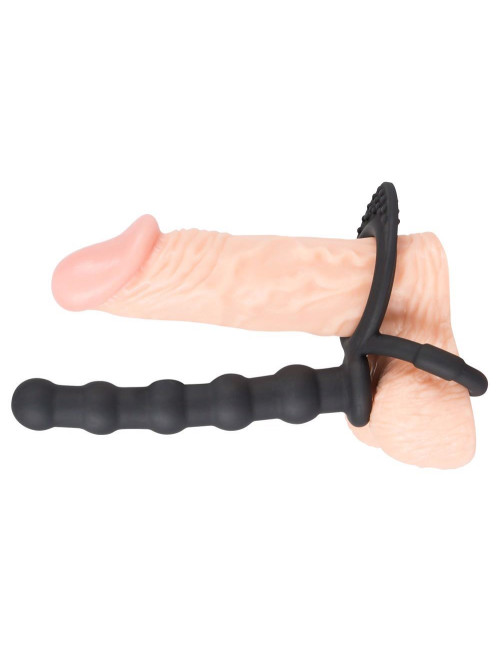 Black Velvets Pierścień na Penis i Jądra