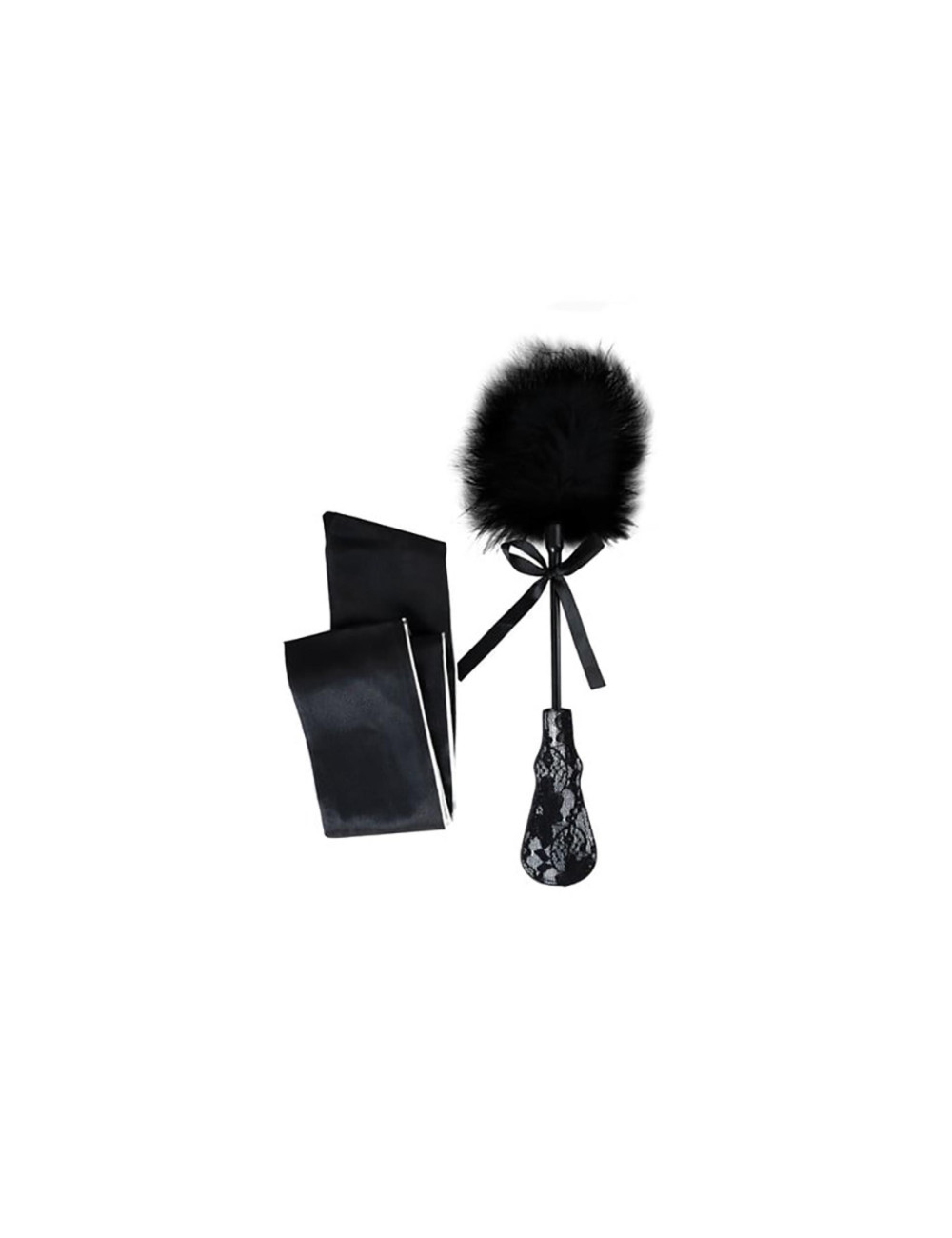 Tease Me Bondage Kit – Zmysłowy zestaw BDSM z opaską na oczy, bat i tickler