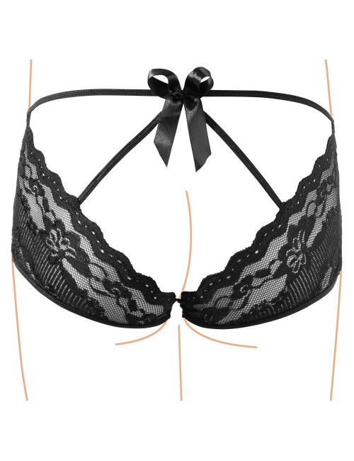 Majtki damskie czarne XL – Slipy i Stringi Bielizna Cottelli
