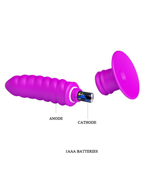 PRETTY LOVE TWIST – Plug analny wibrujący 10 funkcji, silikon, wodoodporny