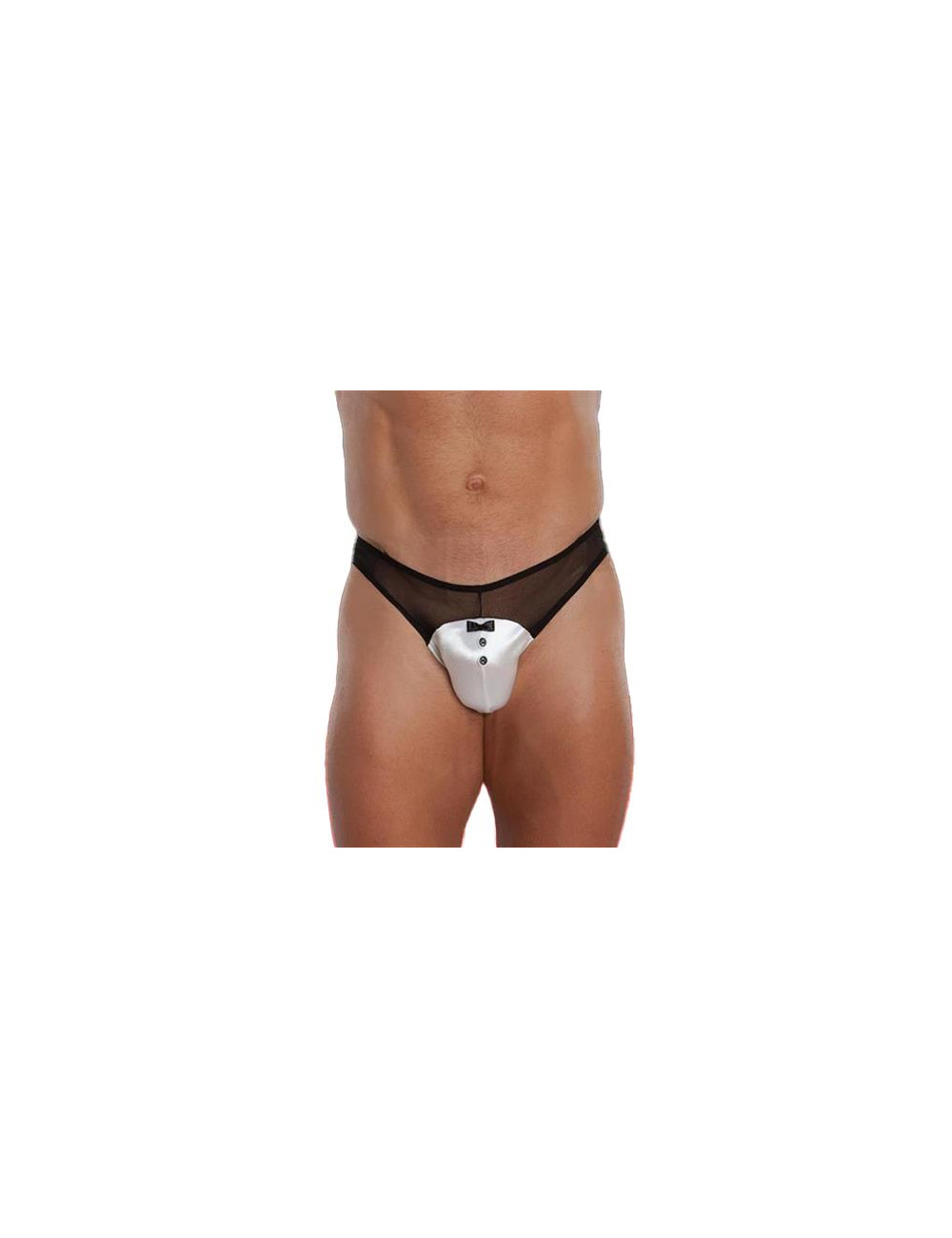 SoftLine Collection Męskie Stringi 4467 Białe XL