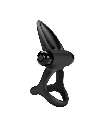 PRETTY LOVE - VIBRATION COCK RING Black, 10 vibration functions