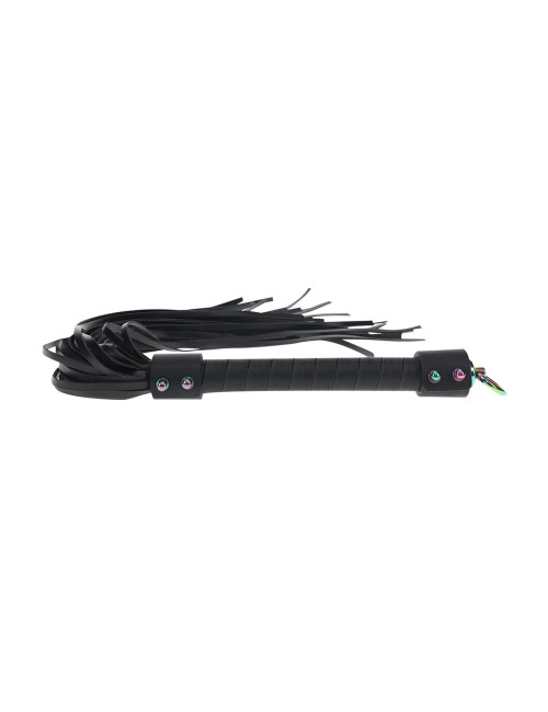 Bicz Flogger BDSM Ouch! Venice Collection Czarny