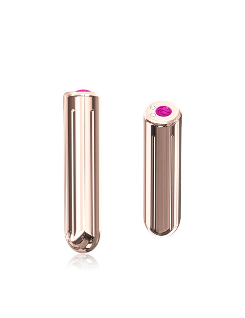 Różowy Mini Wibrator B-Series Joy Rock Rose z USB