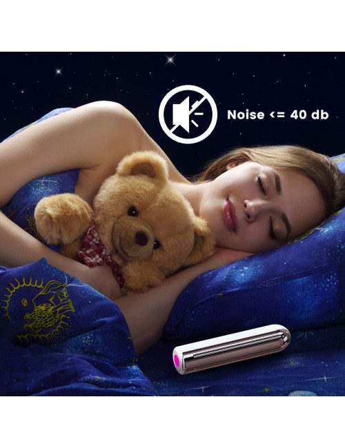 Różowy Mini Wibrator B-Series Joy Rock Rose z USB