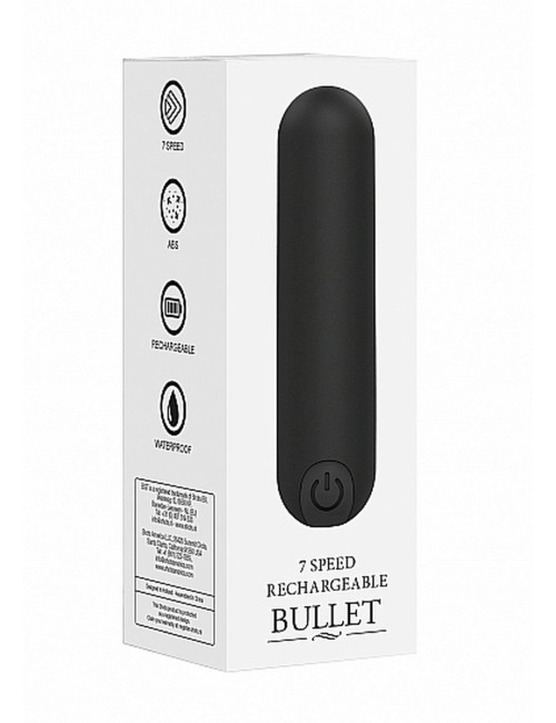10 Speed Rechargeable Bullet - Black