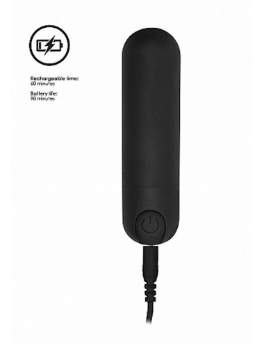 10 Speed Rechargeable Bullet - Black