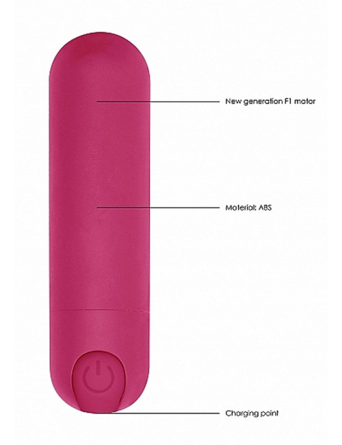 Be Good Tonight Różowy Wibrator Pociskowy Mini USB 10 Trybów