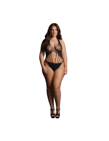 Strappy Lace Teddy - Plus Size