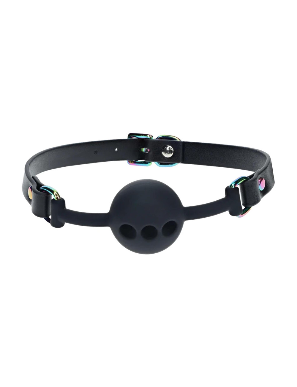 Venice Collection - Silicone Ball Gag - Black