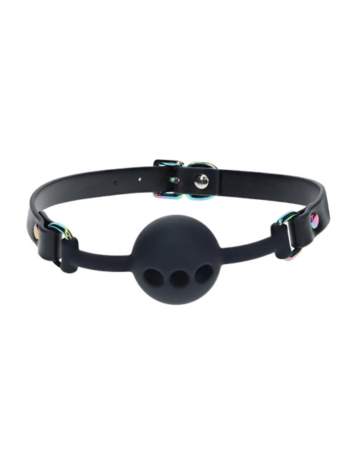 Venice Collection - Silicone Ball Gag - Black