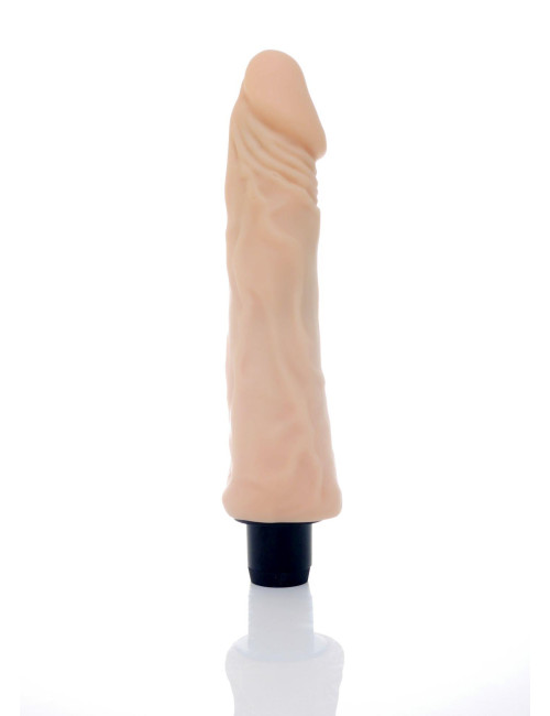 Wibrator Rain CyberSkin - Zabawki Wibratory Cyber Skóra, Regulowane Wibracje, 23,5 cm
