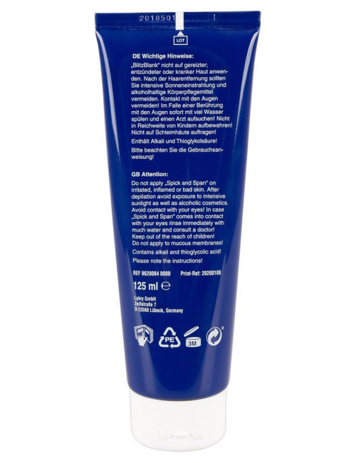 BlitzBlank Krem do golenia 125 ml