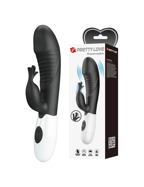 Pretty Love Rasmussen Dual Vibrator (Black Edition)