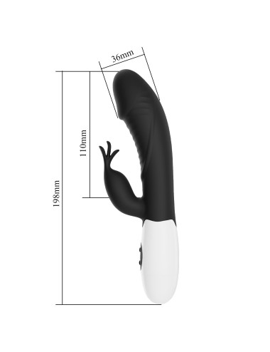 Pretty Love Rasmussen Dual Vibrator (Black Edition)