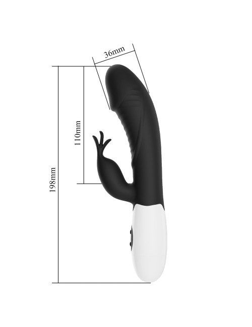 Pretty Love Rasmussen Dual Vibrator (Black Edition)