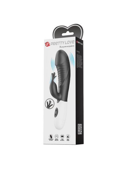 Pretty Love Rasmussen Dual Vibrator (Black Edition)