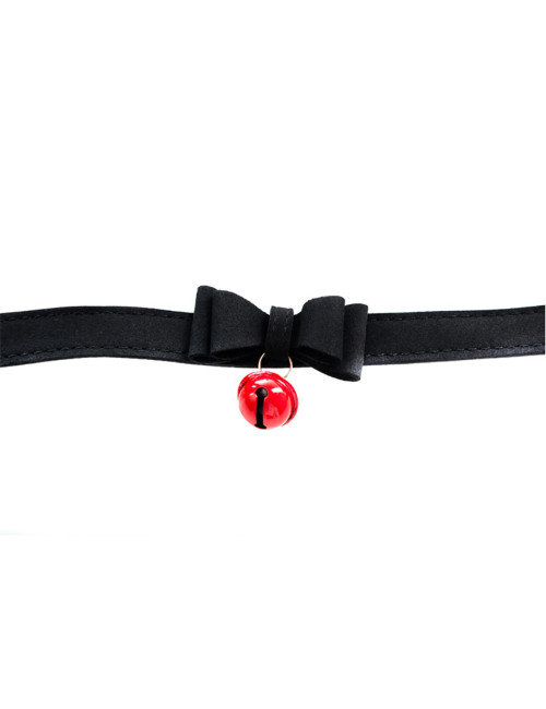Red silicone ball gag with adjustable straps
