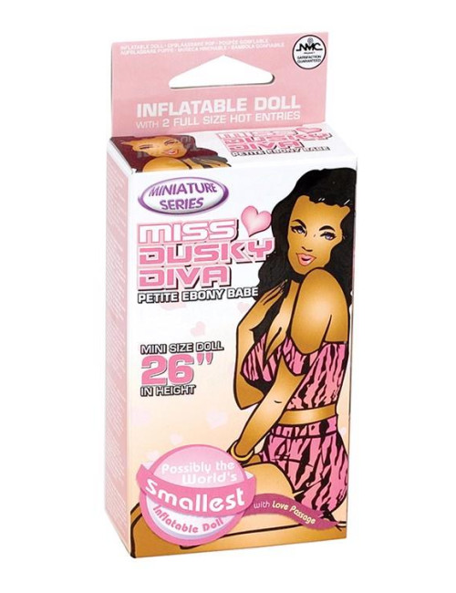 MISS DUSKY DIVA MINI DOLL – Lalka Damska Dmuchana, Zabawki, Lalki