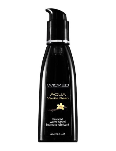 Wicked Aqua Vanilla Bean Flavored – żel afrodyzjakowy na bazie wody, smakowy, wegański 60 ml