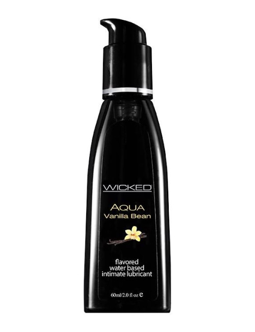 Wicked Aqua Vanilla Bean Flavored – żel afrodyzjakowy na bazie wody, smakowy, wegański 60 ml