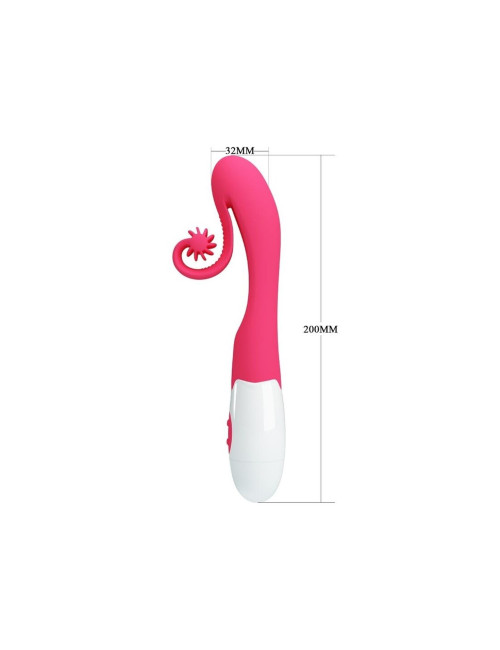 ROMANCE Różowy Wibrator i Stymulator - 30 Trybów, Ergonomiczny, Wodoodporny