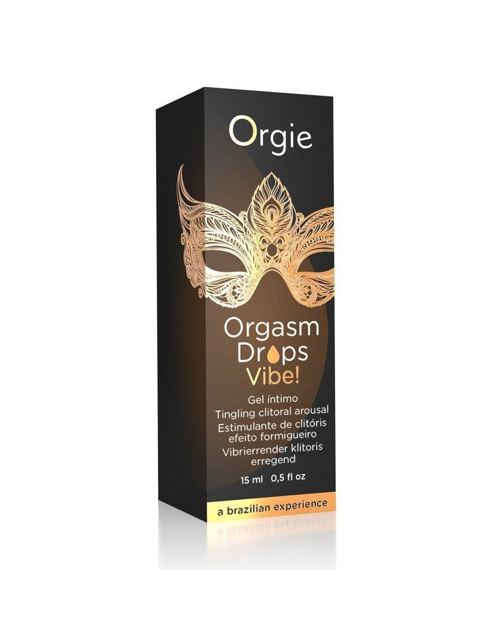 ORGIE Orgasm Drops Vibe Peach - Afrodyzjaki Żele Stymulujące Brzoskwiniowy Smak