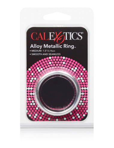 Alloy Metallic Ring - M Silver
