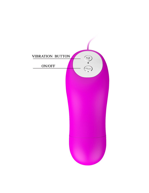 Baile Mini Love Eggs - Silikonowy Wibrator Mini 12 Funkcji