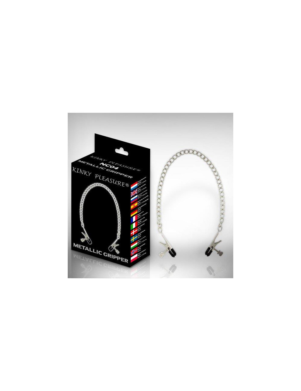 Kinky Pleasure Metalowy Gripper – Klipsy na Sutki i Łechtaczkę