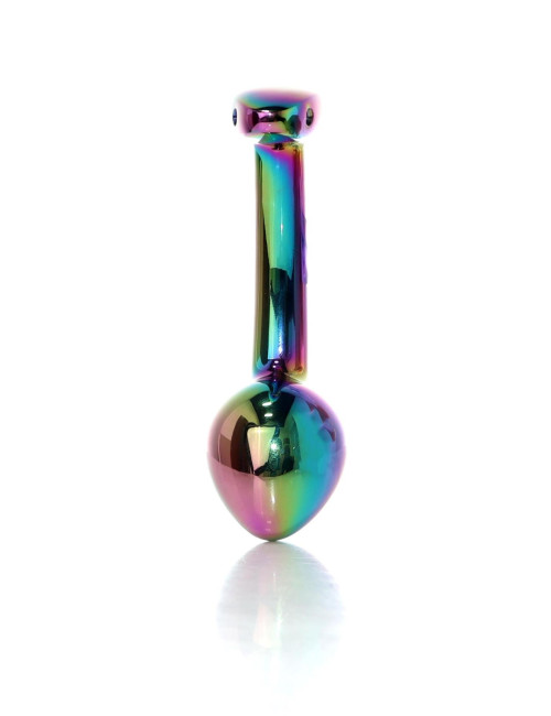 Plug-Jewellery Multicolour Curved PLUG-L Biżuteria Analna ze Stali Nierdzewnej, Zabawki Analne