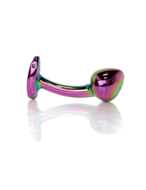 Plug-Jewellery Multicolour Curved PLUG-L Biżuteria Analna ze Stali Nierdzewnej, Zabawki Analne