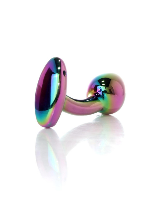 Plug-Jewellery Multicolour Curved PLUG-L Biżuteria Analna ze Stali Nierdzewnej, Zabawki Analne