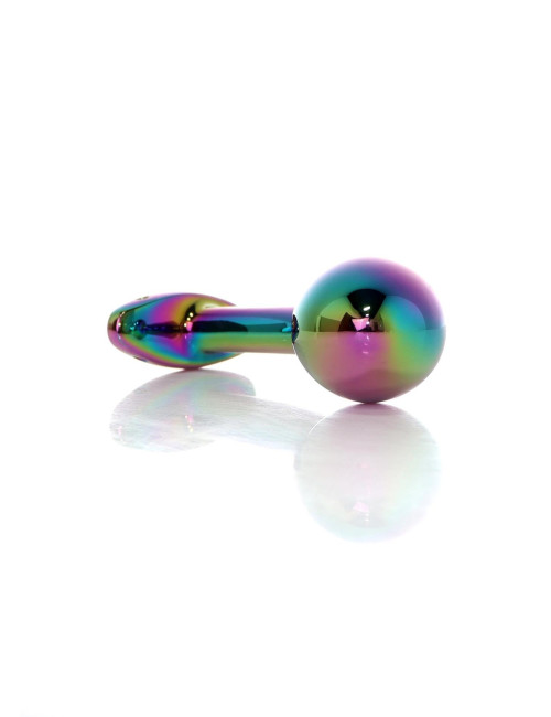 Plug-Jewellery Multicolour Curved PLUG-L Biżuteria Analna ze Stali Nierdzewnej, Zabawki Analne
