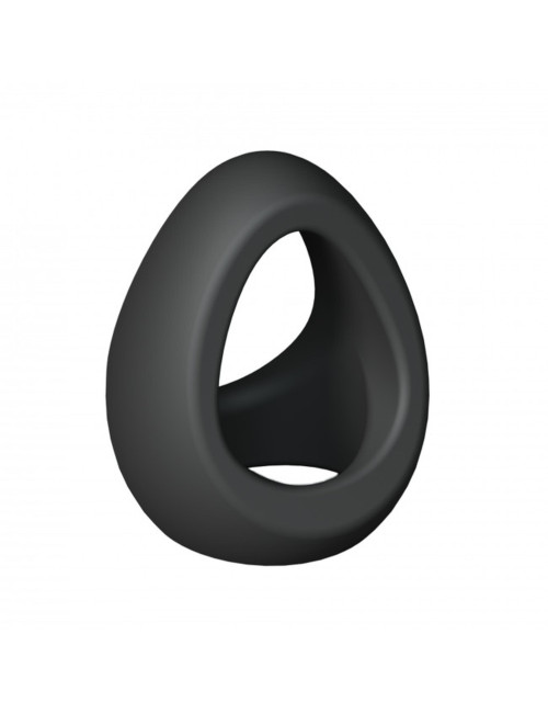 Flux Ring Black Onyx - Podwójny silikonowy pierścień erekcyjny bez wibracji