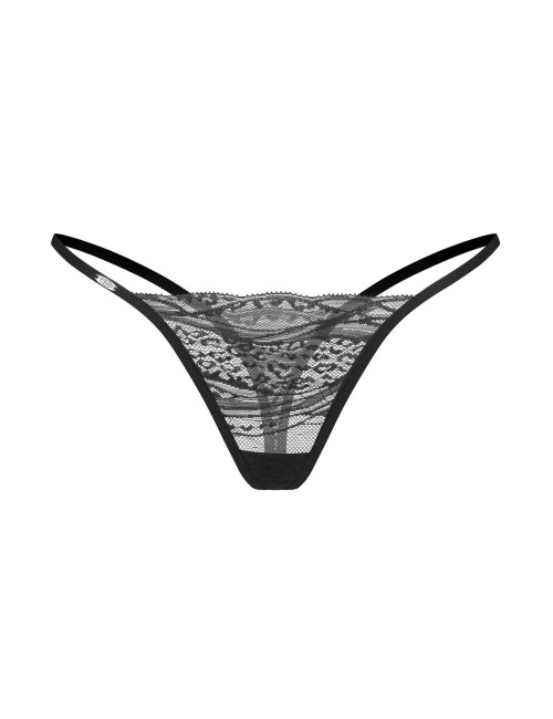 Obsessive Clara 2-pak Koronkowe Stringi Otwarte 2XL/3XL