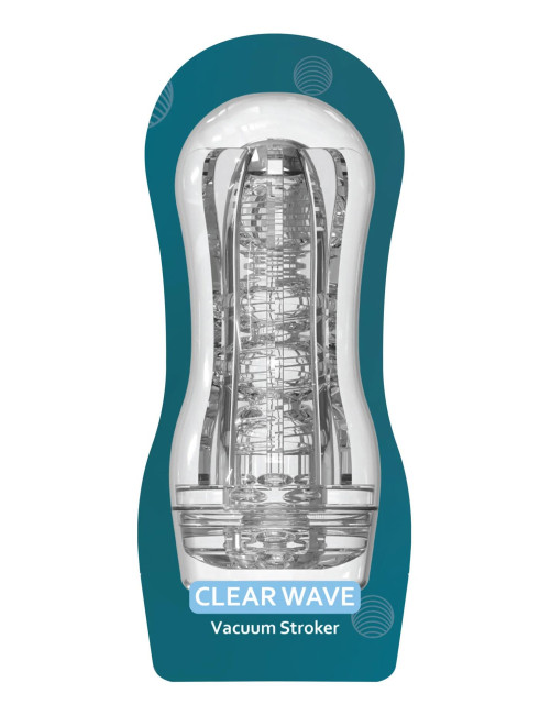 ToyJoy Clear Wave Vacuum Stroker - Przejrzysty Masturbator Próżniowy