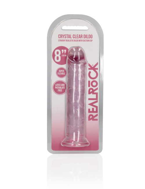 Dildo Żelowy Realistyczny z Przyssawką – 8'' / 20 cm – Zabawki Żelowe