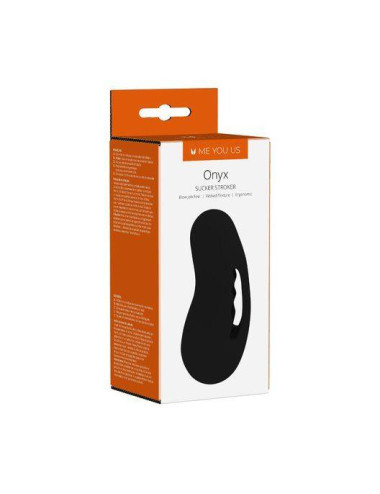 Masturbator- Me You Us Onyx Sucker Stroker Male Masturbator Black