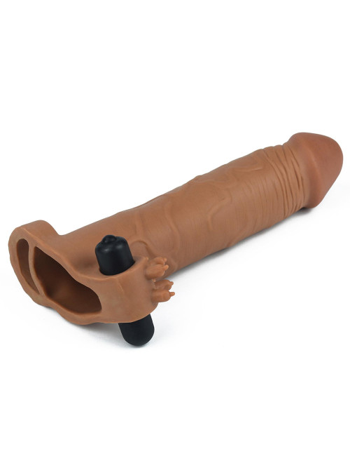 Lovetoy Pleasure X-tender – Wibrująca Nakładka na Penisa i Przedłużka