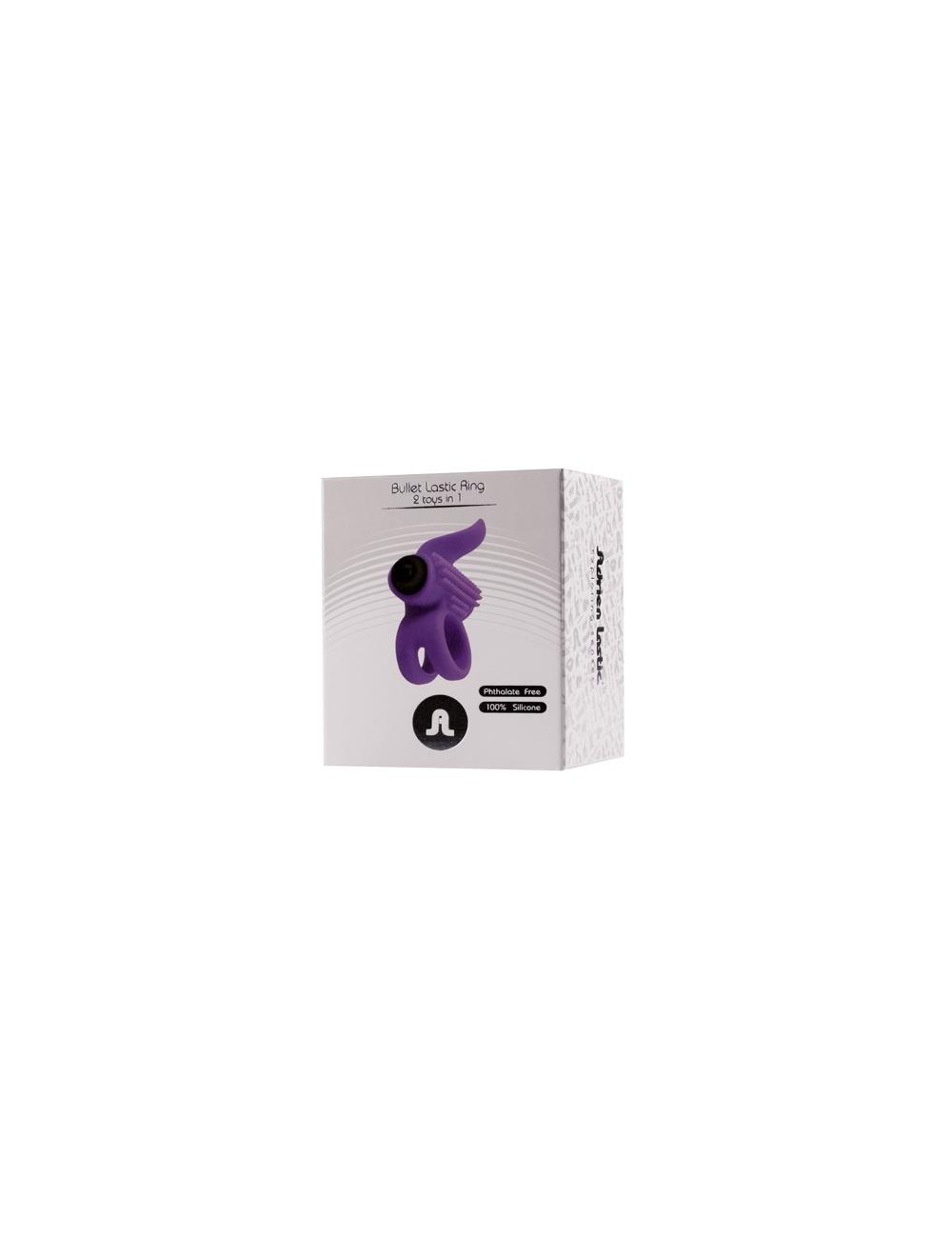 Pierścień-Wibrator - Bullet Lastic Ring.Func:1.Medical Silicon. Violet