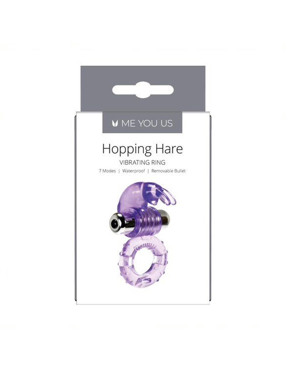 Me You Us Hopping Hare Wibrujący Pierścień Fioletowy