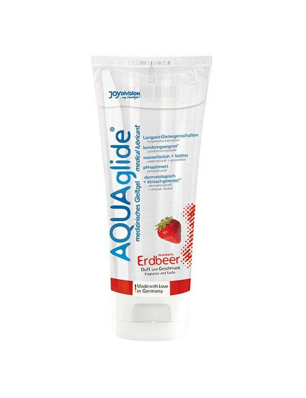 AQUAglide Strawberry żel smakowy afrodyzjakowy 100ml