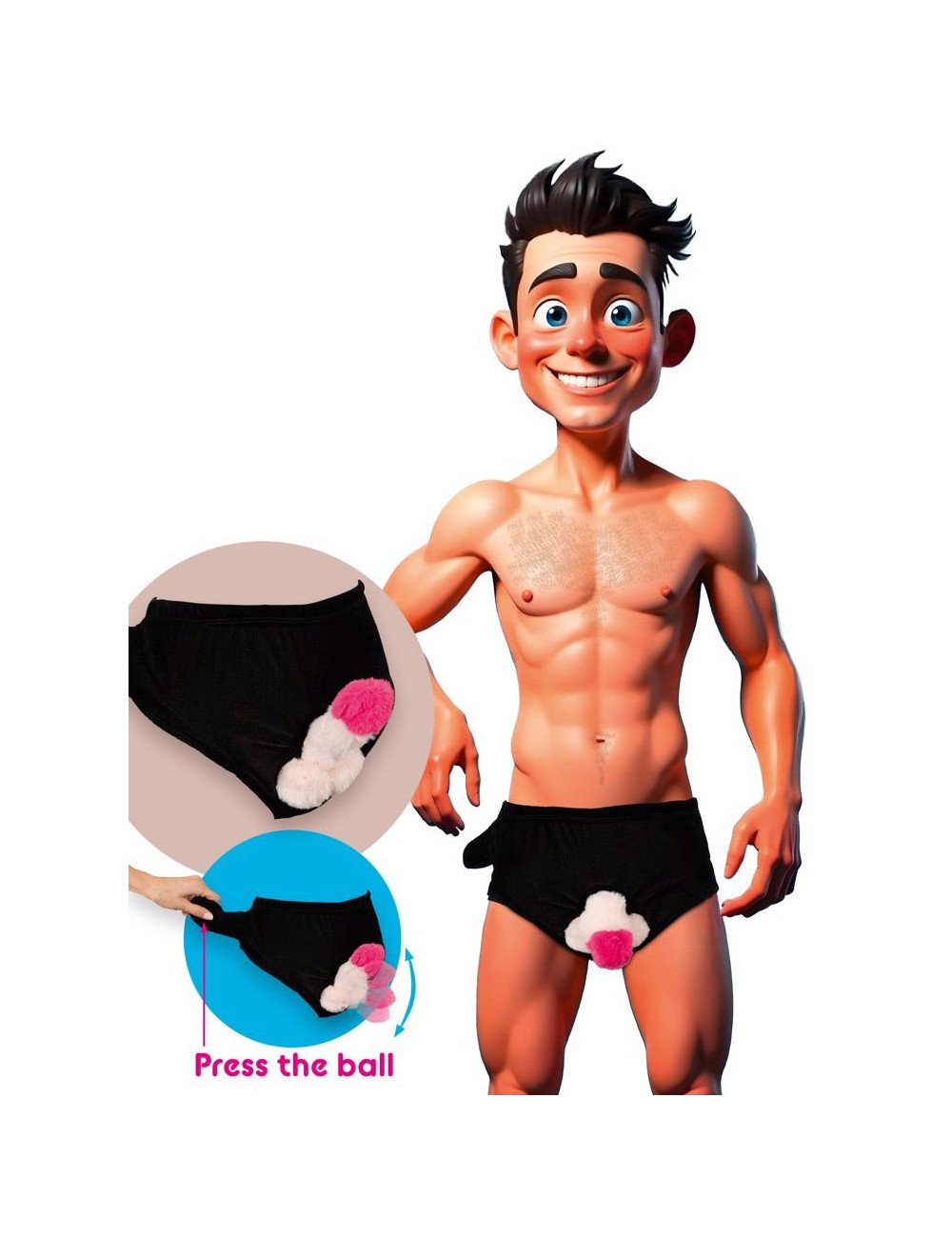 Briefs with Inflatable Penis