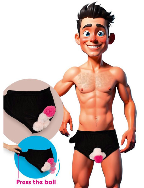 Briefs with Inflatable Penis
