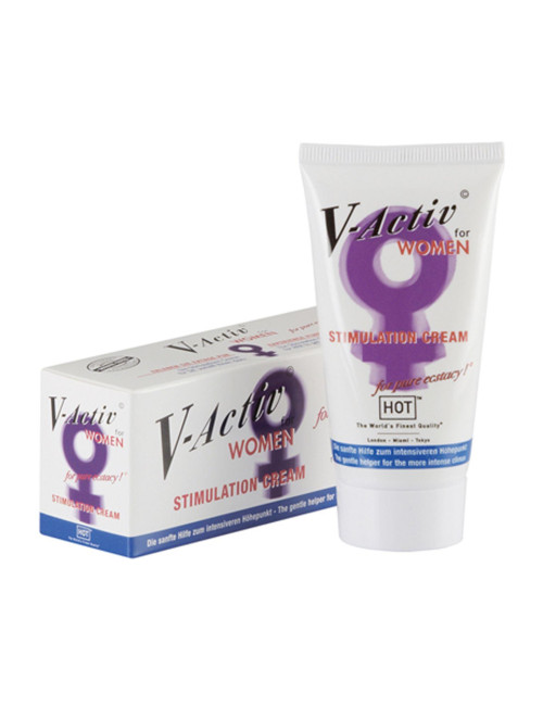 Hot V-Activ Krem Stymulujący dla Kobiet z Afrodyzjakami