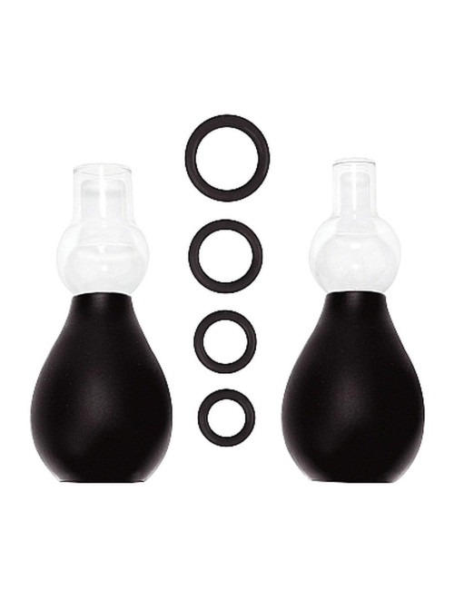 Ouch! Zestaw Pomp do Stymulacji Sutków Nipple Erector Black